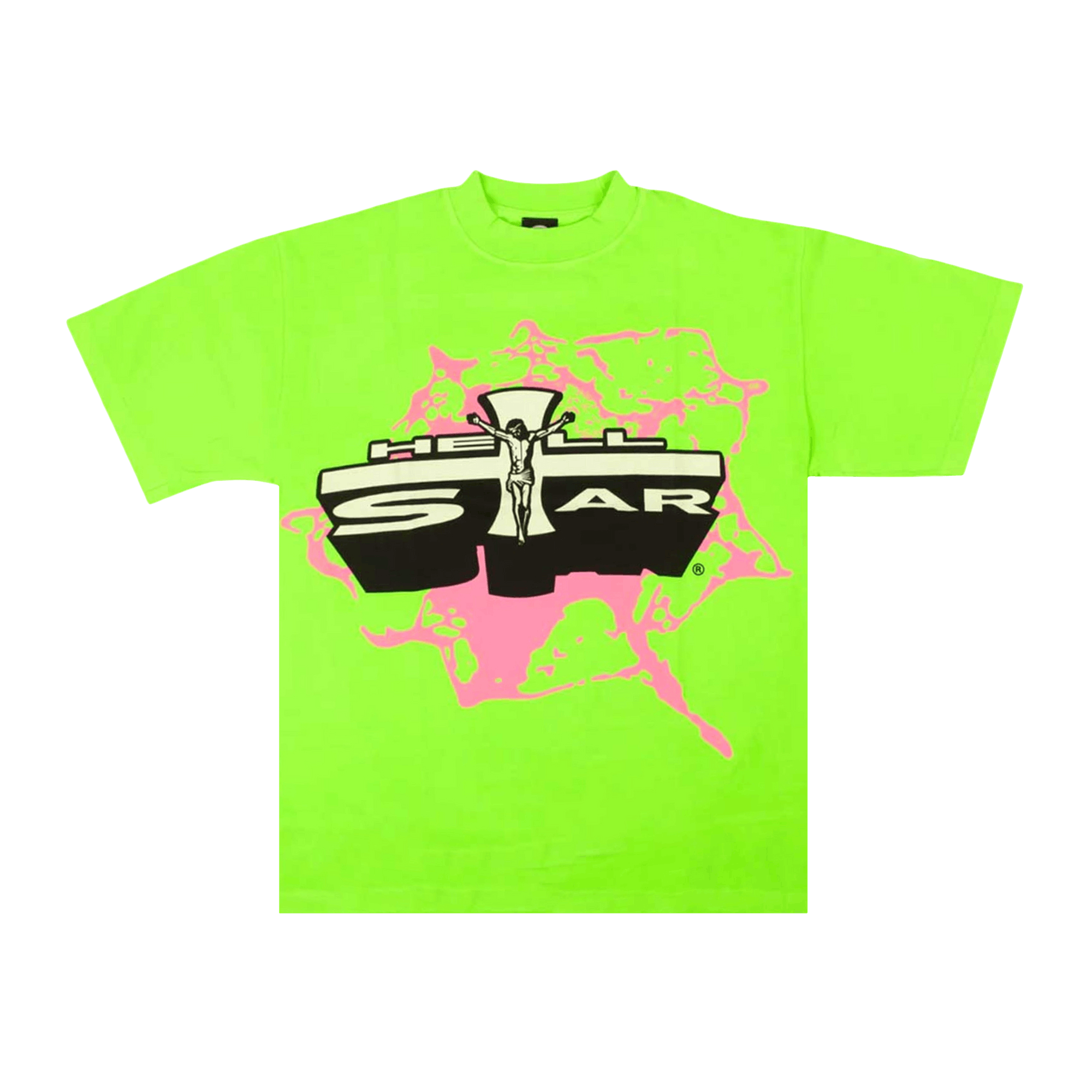 Hellstar Jesus Emblem Tee 'Green'