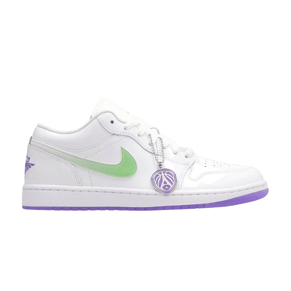 Air Jordan 1 Low SE Quai54 'White Grape'