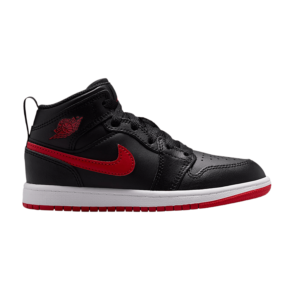 Air Jordan Jordan 1 Mid ' PS 'Black White University Red'