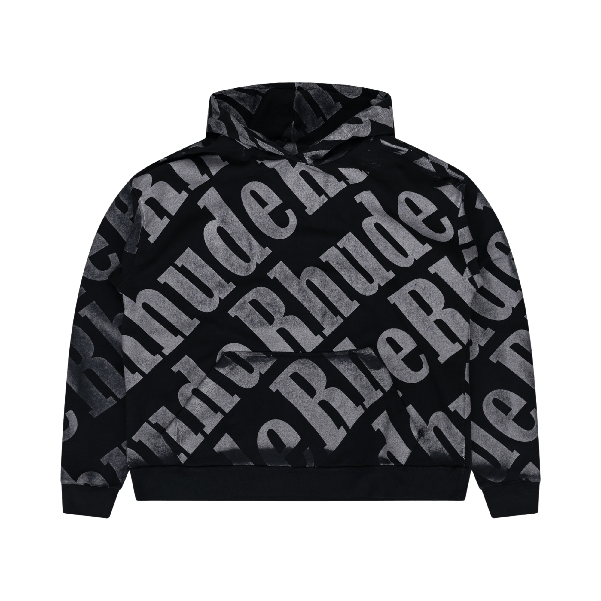 Rhude All Over Hoodie 'Black'