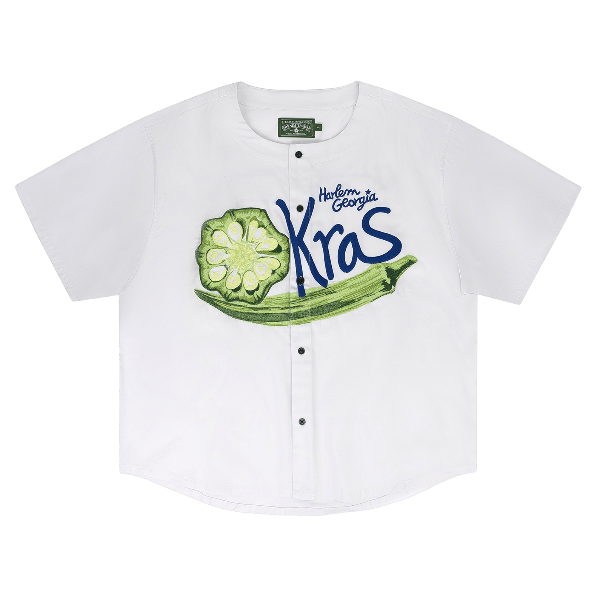 Denim Tears Harlem Okras Jersey 'White'