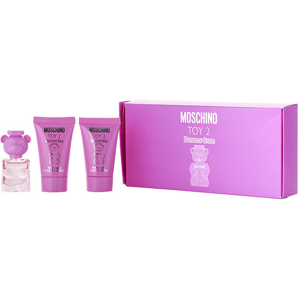 Moschino Toy 2 Bubble Gum Eau De Toilette 0.17 oz &amp; Body Lotion 0.8 oz &amp; Shower Gel 0.8 oz - Үнэртэй ус