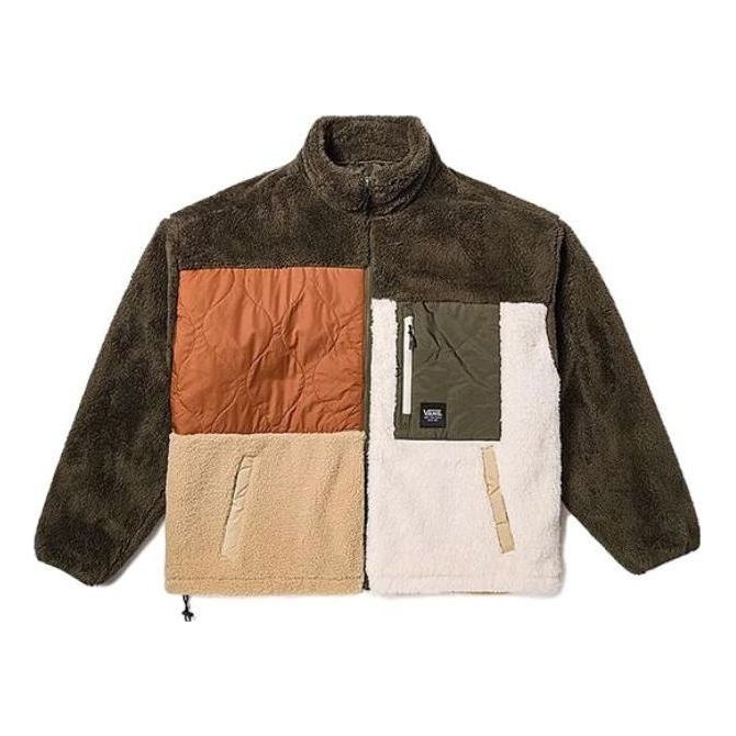 (WMNS) Vans Vertex Mix Sherpa Jacket 'Green Multi' VN000F8PKCZ