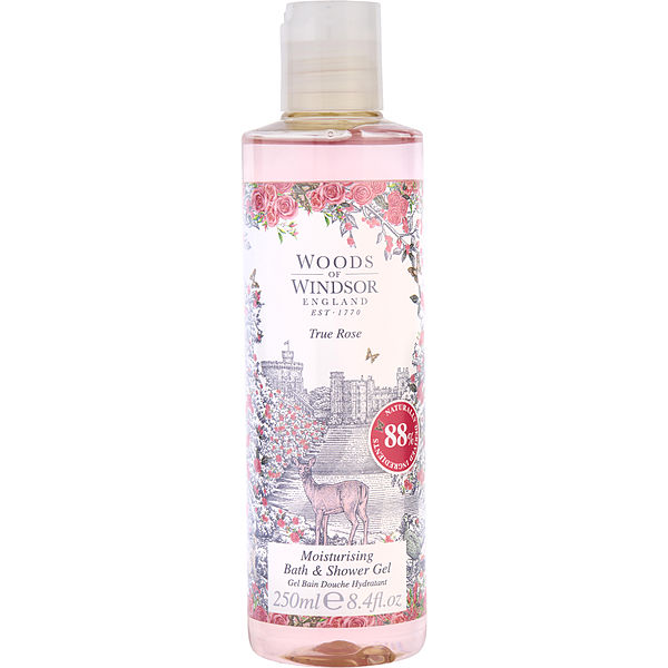 Woods Of Windsor True Rose Moisturizing Bath &amp; Shower Gel 8.4 oz - Үнэртэй ус