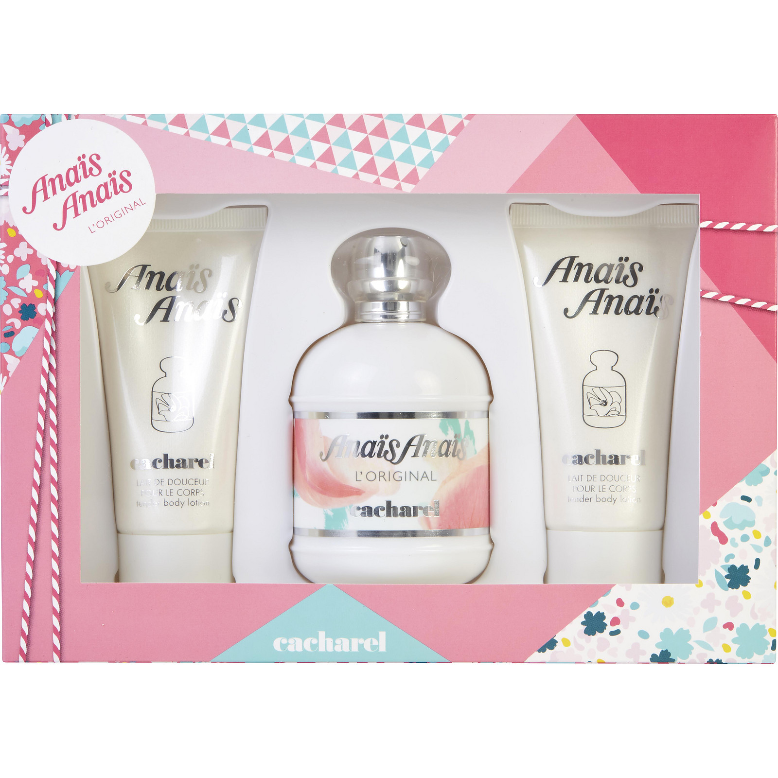 Cacharel Anais Anais L'Original Eau De Toilette Spray 3.4 oz & Two Body Lotions 1.7 oz - Үнэртэй ус