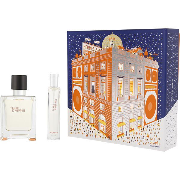 Hermes Terre d'Hermes Eau De Toilette Spray 1.6 oz &amp; Eau De Toilette 0.5 oz - Үнэртэй ус