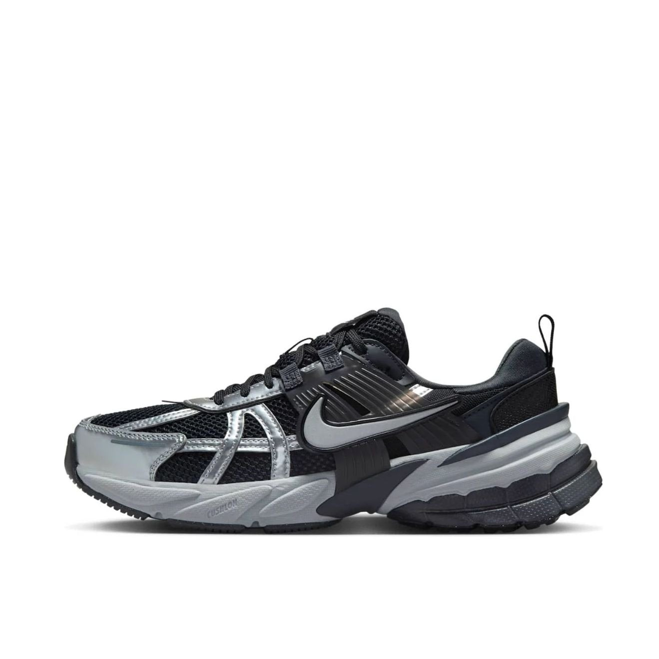(WMNS) Nike V2K Run 'Black Metallic Silver' FD0736-005