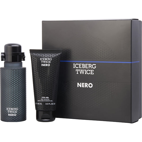 Iceberg Twice Nero Eau De Toilette Spray 4.2 oz & Shower Gel 3.4 oz - Үнэртэй ус