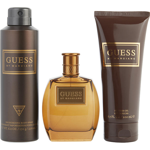 Guess By Marciano Eau De Toilette Spray 3.4 oz & Deodorant Spray 6 oz & Shower Gel 6.7 oz - Үнэртэй ус