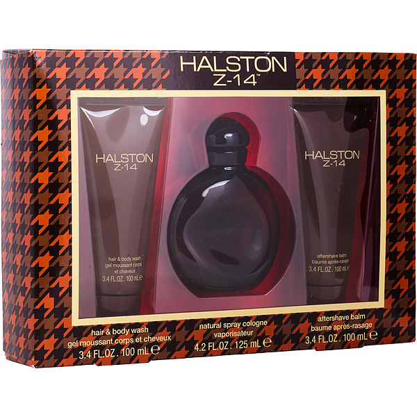 Halston Z-14 Cologne Spray 4.2 oz & Aftershave 3.4 oz & Hair & Body Wash 3.4 oz - Үнэртэй ус