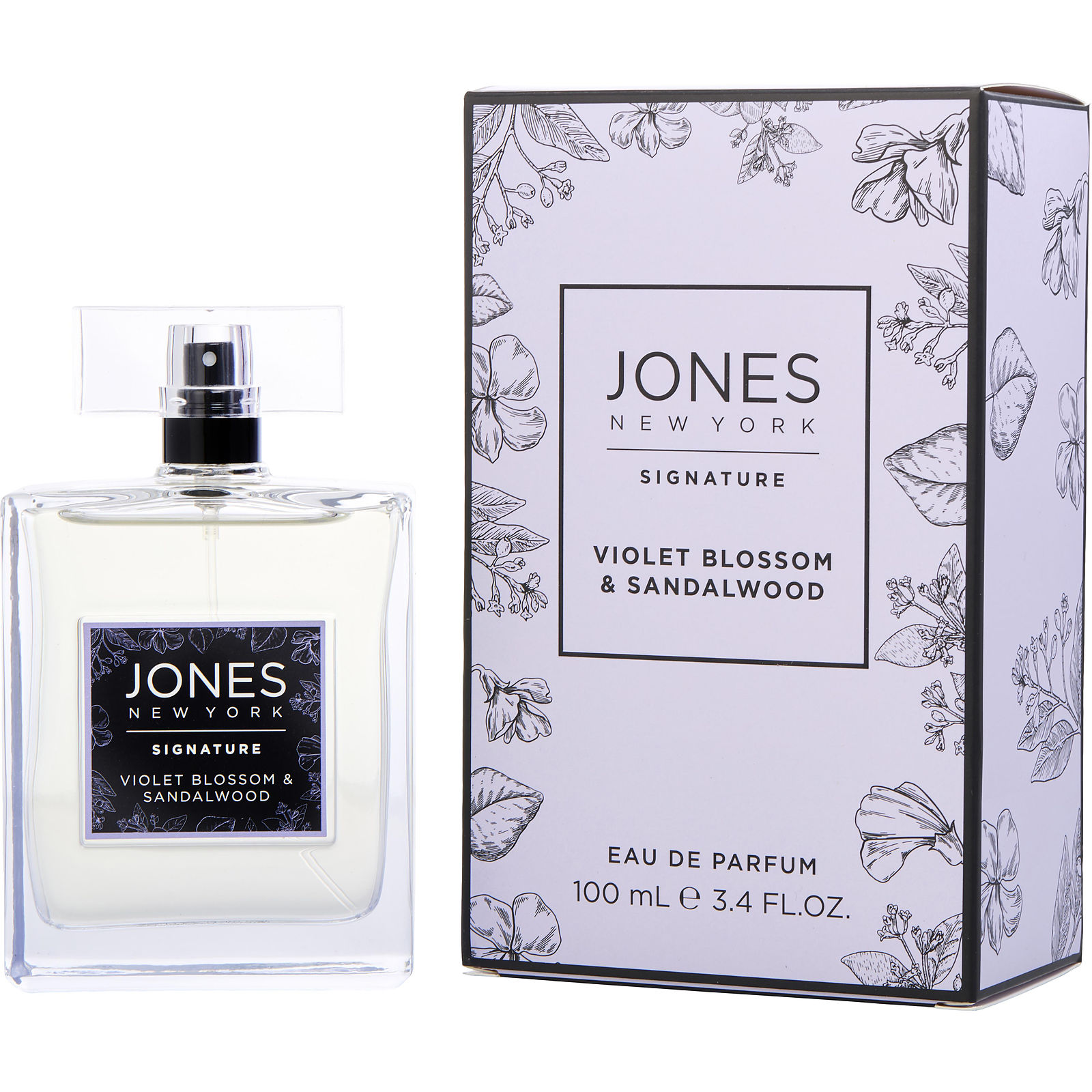 Jones New York Jones Ny Violet Blossom & Sandalwood Eau De Parfum Spray 3.4 oz - Үнэртэй ус