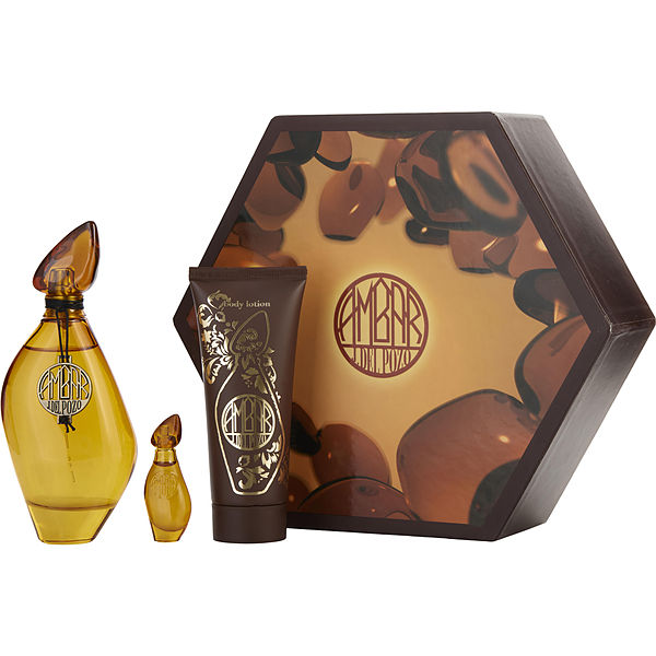 Jesus Del Pozo J Del Pozo Ambar Eau De Toilette Spray 3.4 oz & Body Lotion 3.4 oz & oz Mini - Үнэртэй ус