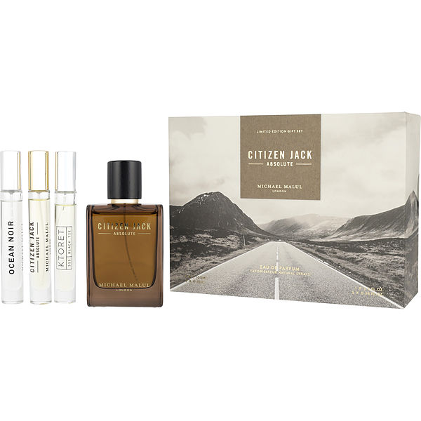 Michael Malul Citizen Jack Absolute Set-Eau De Parfum Spray 3.4 oz & 3x Eau De Parfum Spray 0.34 oz Minis - Үнэртэй ус