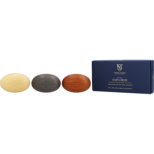 Caswell-Massey Variety Presidential Set With Almond & Jockey Club & Vi And All Are Bar Soap 5.8 oz - Үнэртэй ус