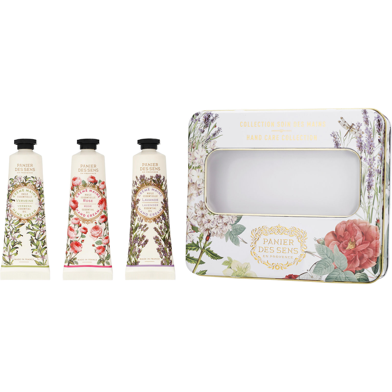 Panier Des Sens Variety 3 Piece Hand Cream Variety With Verbena & Rose & Lavender And All Are 1 oz - Үнэртэй ус