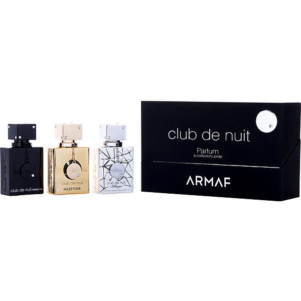 Armaf Variety 3 Piece Variety With Club De Nuit Intense & Club De Nuit Sillage & Club De Nuit Milestone And All Are Eau De Parfum Spray 1 oz - Үнэртэй ус