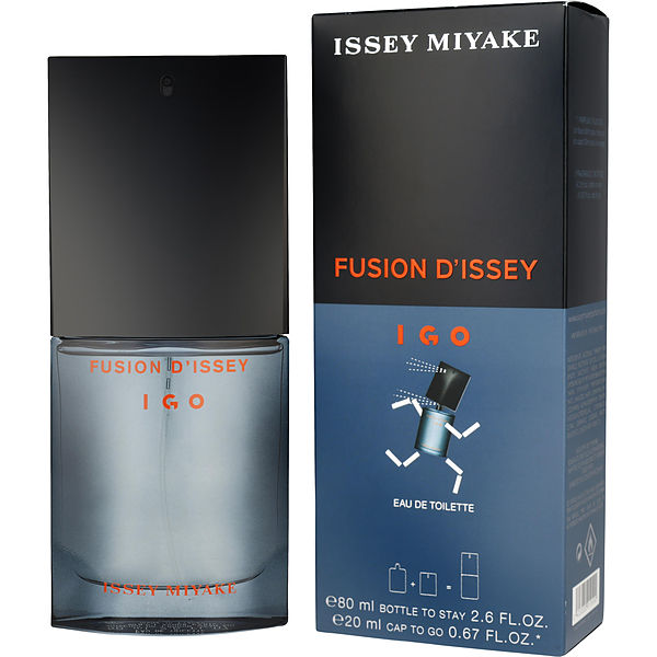 Issey Miyake Fusion d'Issey Eau De Toilette Spray 2.7 oz & I Go Cap For Eau De Toilette Spray 0.68 oz - Үнэртэй ус