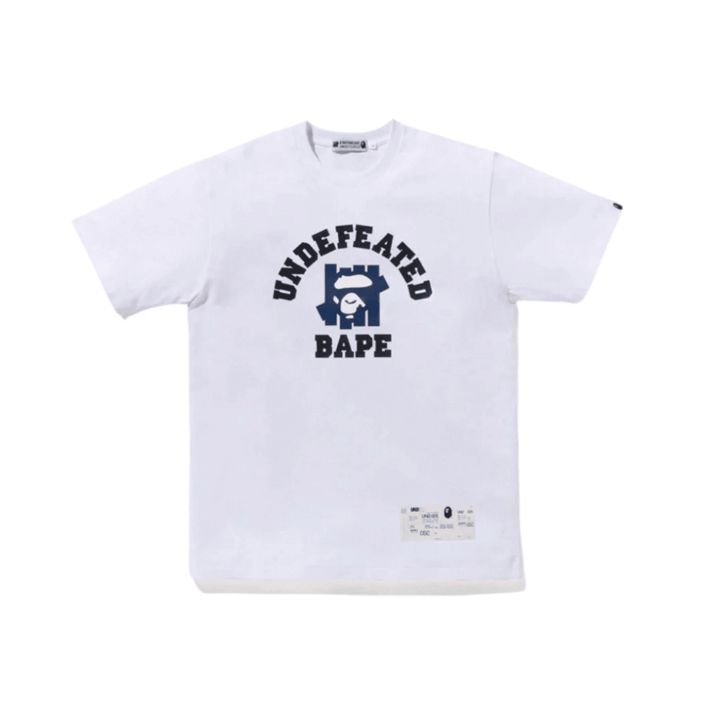 BAPE x Undefeated College Tee