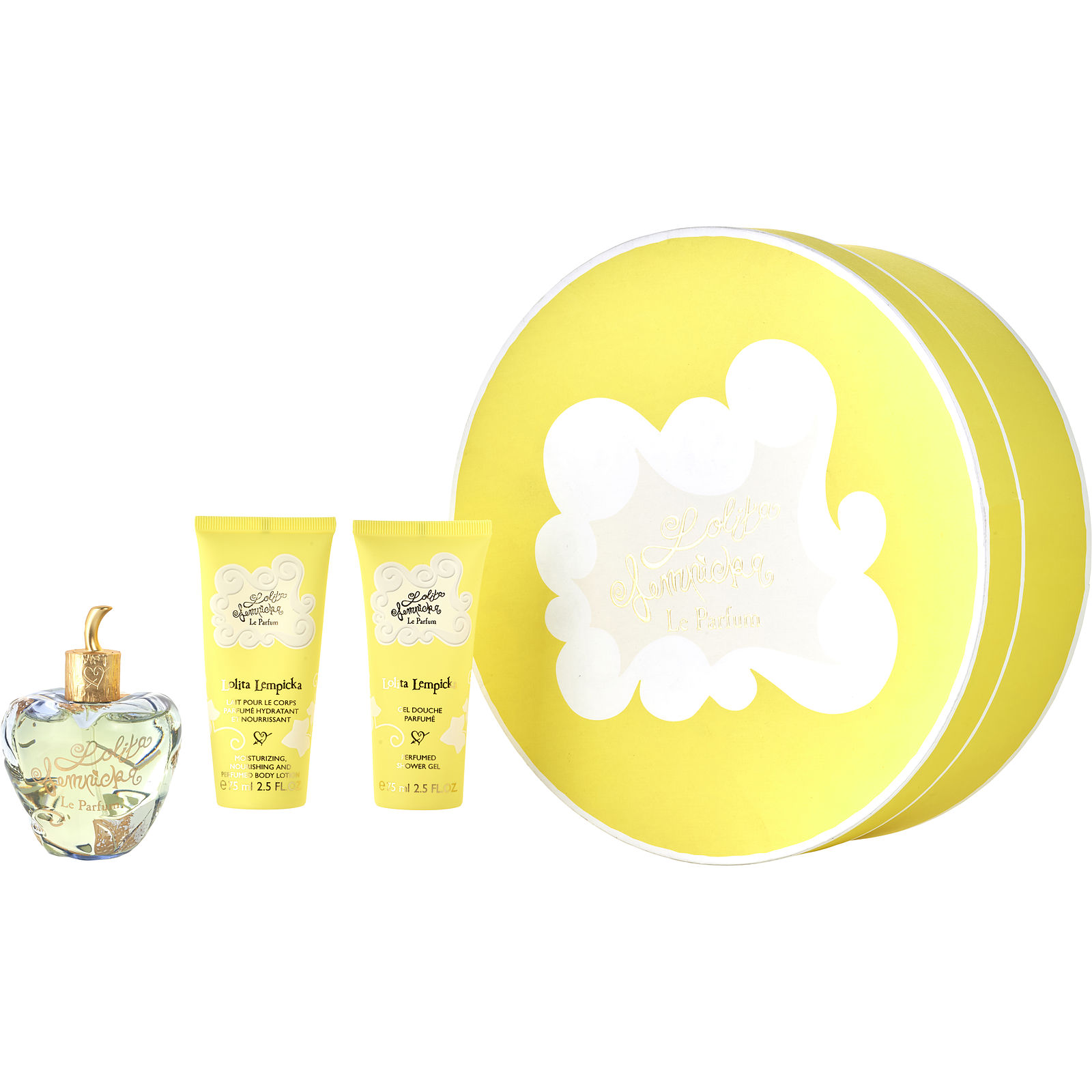 Lolita Lempicka Le Parfum Eau De Parfum Spray 3.4 oz & Body Lotion 2.5 oz & Shower Gel 2.5 oz - Үнэртэй ус