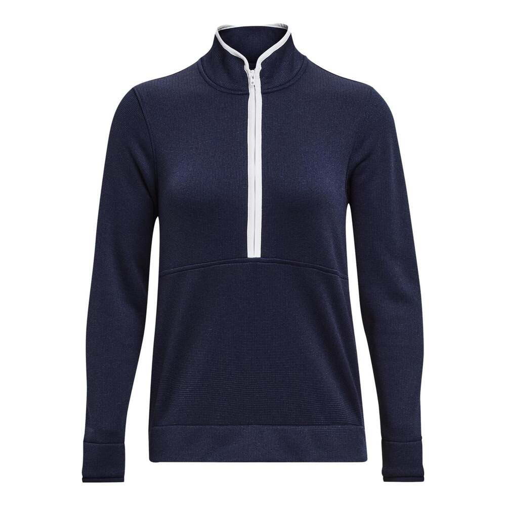(WMNS) Under Armour Storm Sweater Fleece Half Zip Sweater Fleece 'Navy Blue' 1382923-410