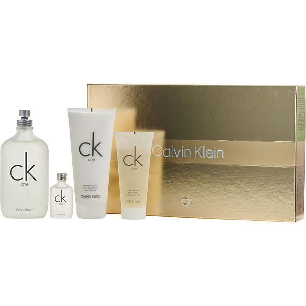 Calvin Klein Ck One Eau De Toilette Spray 6.7 oz & Body Lotion 6.7 oz & Body Wash 3.4 oz & Eau De Toilette Spray 0.5 oz Mini - Үнэртэй ус