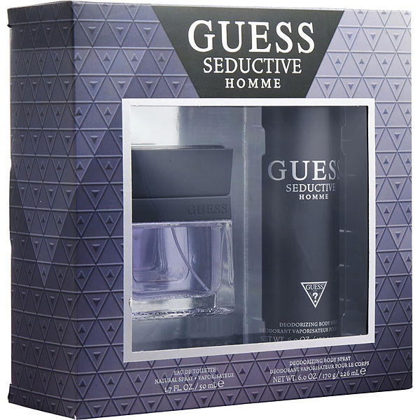 Guess Seductive Homme Eau De Toilette Spray 1.7 oz & Deodorant Body Spray 6 oz - Үнэртэй ус