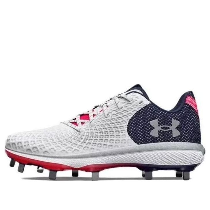 (WMNS) Under Armour UA Glyde 2 MT LE Softball Cleats 'White Black Red' 3026602-100