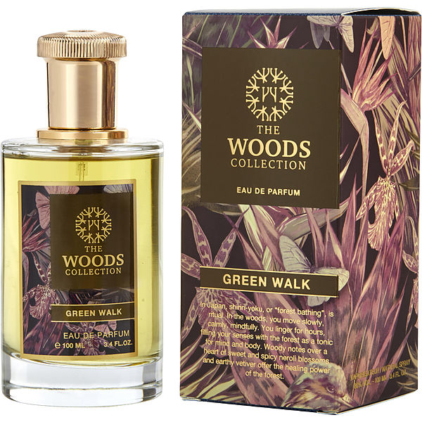 The Woods Collection Green Walk Eau De Parfum Spray (Old Packaging) 3.4 oz - Үнэртэй ус