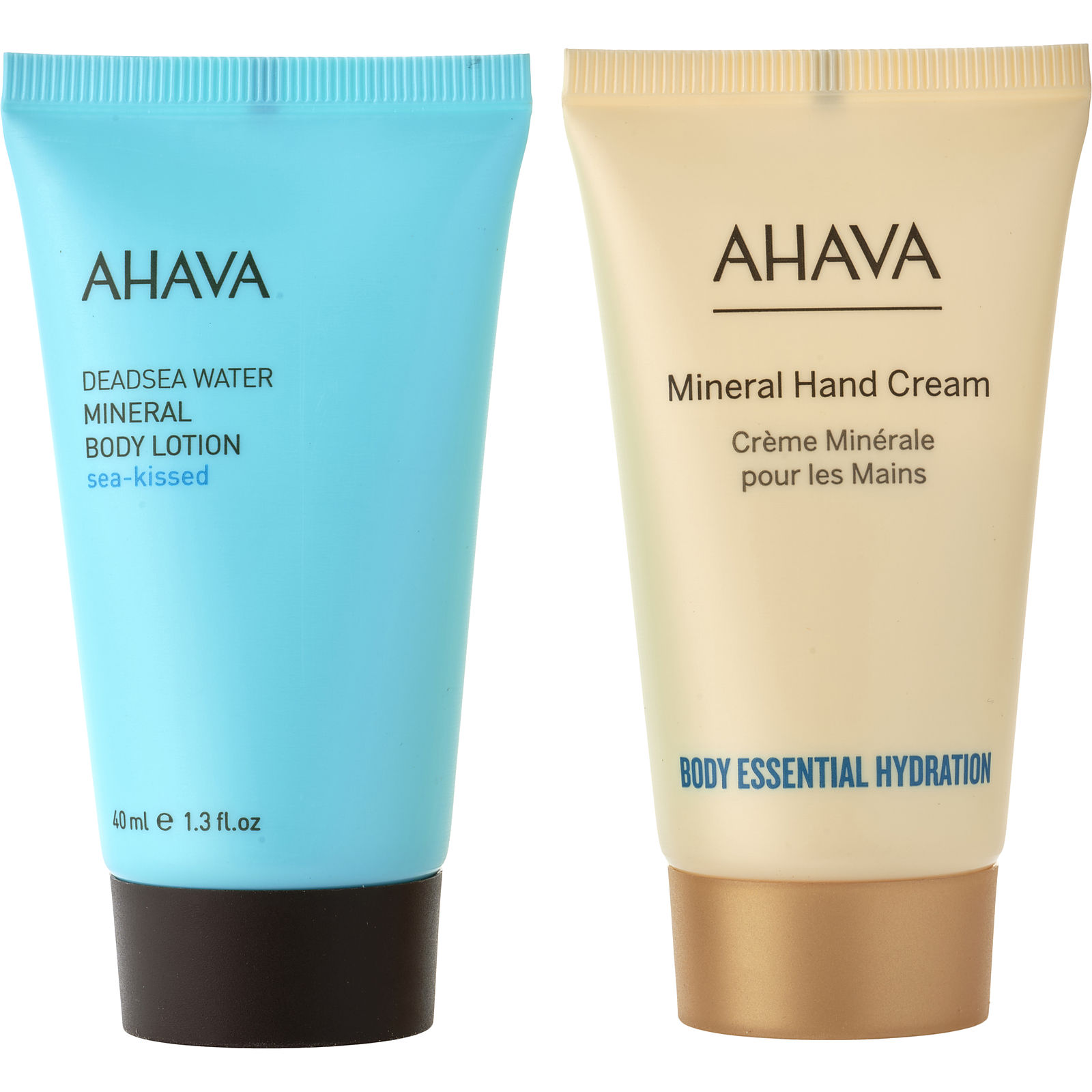 Ahava Dare To Glow On-The-Go Duo: Mineral Body Lotion + Mineral Hand Cream --2x40ml/1.3oz - Үнэртэй ус