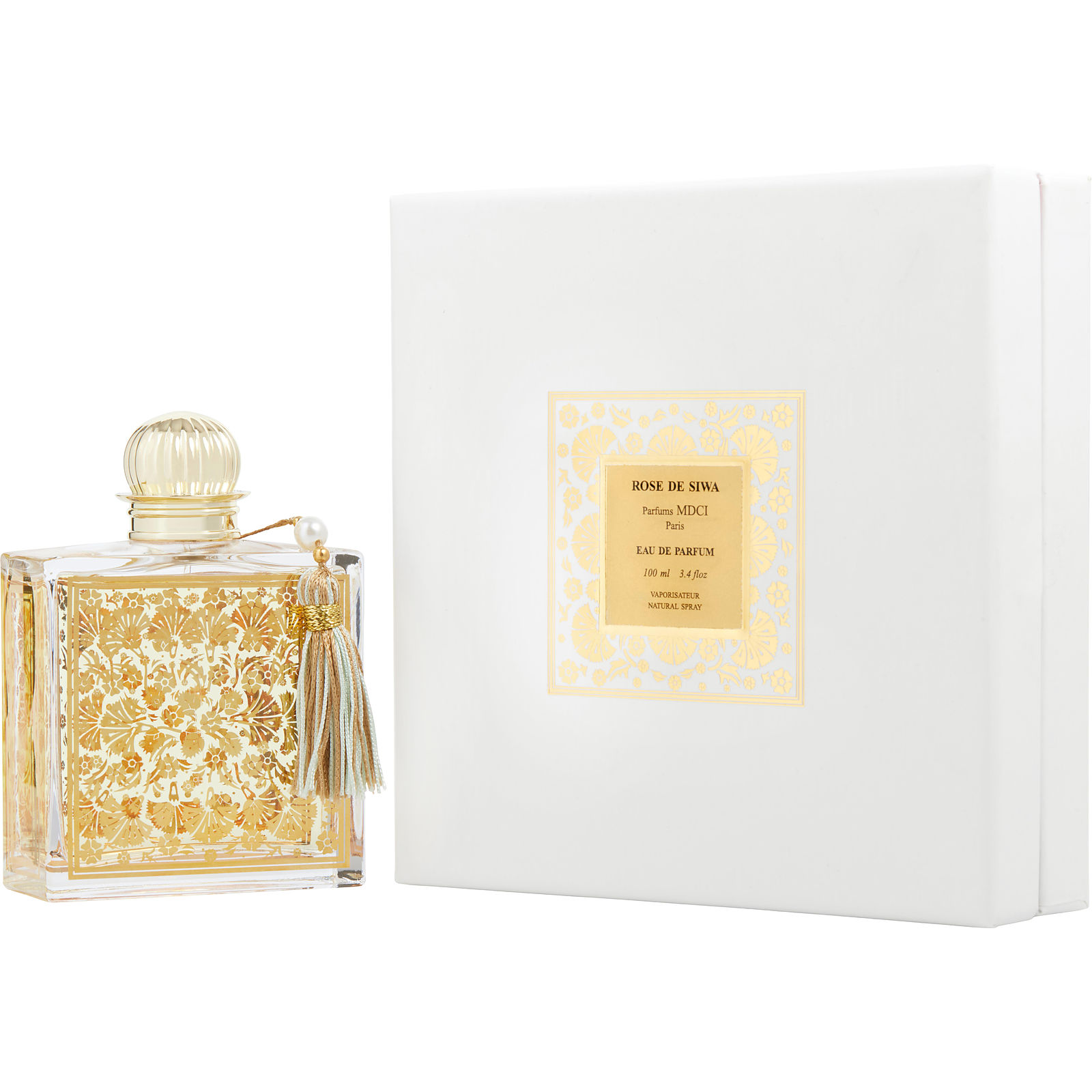 Mdci Parfums Rose De Siwa Eau De Parfum Spray Bottle With Tassle 3.3 oz - Үнэртэй ус