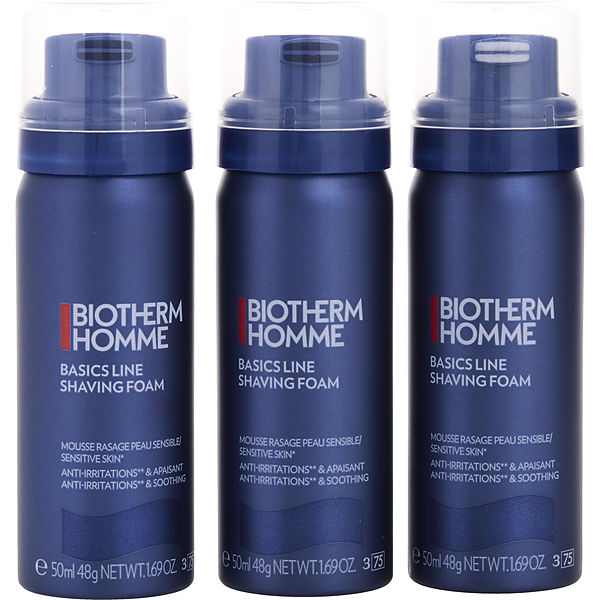 Biotherm Home Shaving Foam - Sensitive Skin Travel Trio 1.7 oz --3 Pcs - Үнэртэй ус
