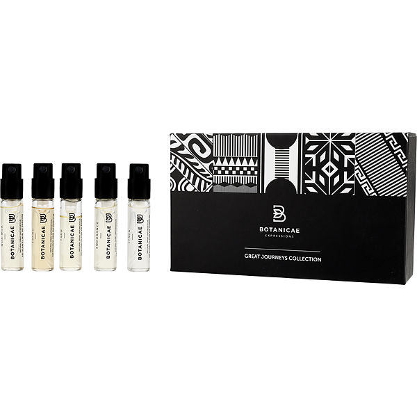 Botanicae Variety 7 Piece Discovery Set With Ebano &amp; Endurance &amp; Itaca &amp; Noa Noa &amp; Taro &amp; The Swan And All Are Elixir De Parfum Spray Vials - Үнэртэй ус