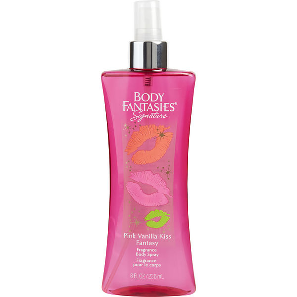 Body Fantasies Pink Vanilla Kiss Fantasy Body Spray 8 oz - Үнэртэй ус