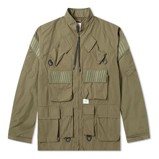 WTAPS Modular Ls 01 Cargo 8 Pocket Jacket Men Olive 192BRDT-JKM07