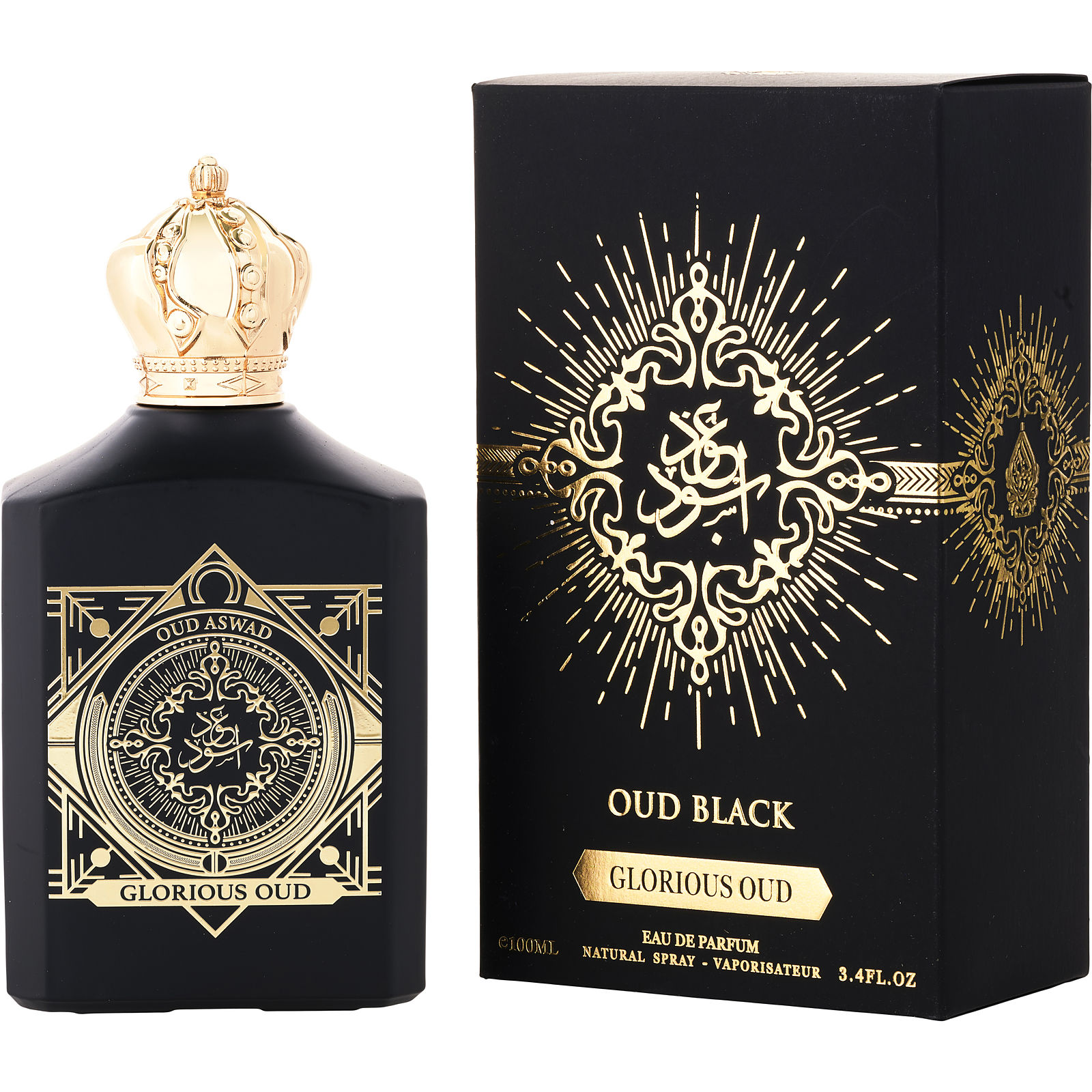 House Of Perfumes Glorious Oud Black Eau De Parfum Spray 3.3 oz - Үнэртэй ус