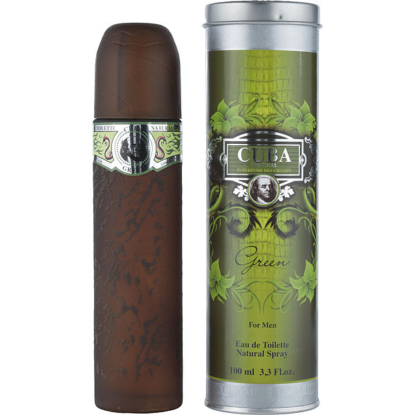 Cuba Green Eau De Toilette Spray 3.3 oz - Үнэртэй ус