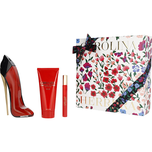 Carolina Herrera Ch Very Good Girl Eau De Parfum Spray 2.7 oz &amp; Body Lotion 3.4 oz &amp; Eau De Parfum Spray 0.33 oz Mini - Үнэртэй ус