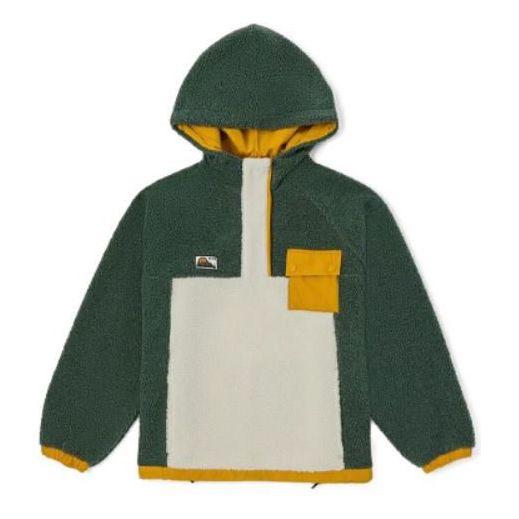 (WMNS) Vans Hairy Pullover Hoodie 'Duck Green' VN0A7YGXYQW