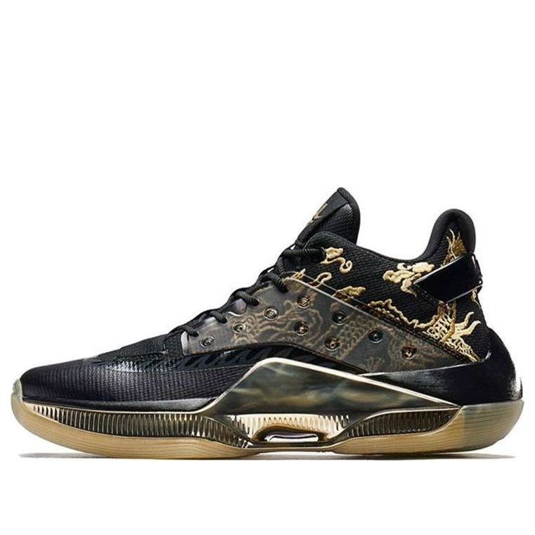 Xtep Levitation 4 'Black Gold Chinese Dragon' 981419121323