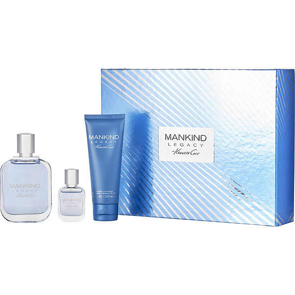 Kenneth Cole Mankind Legacy Eau De Toilette Spray 3.4 oz & Hair And Body Wash 3.4 oz & Eau De Toilette Spray 0.5 oz - Үнэртэй ус
