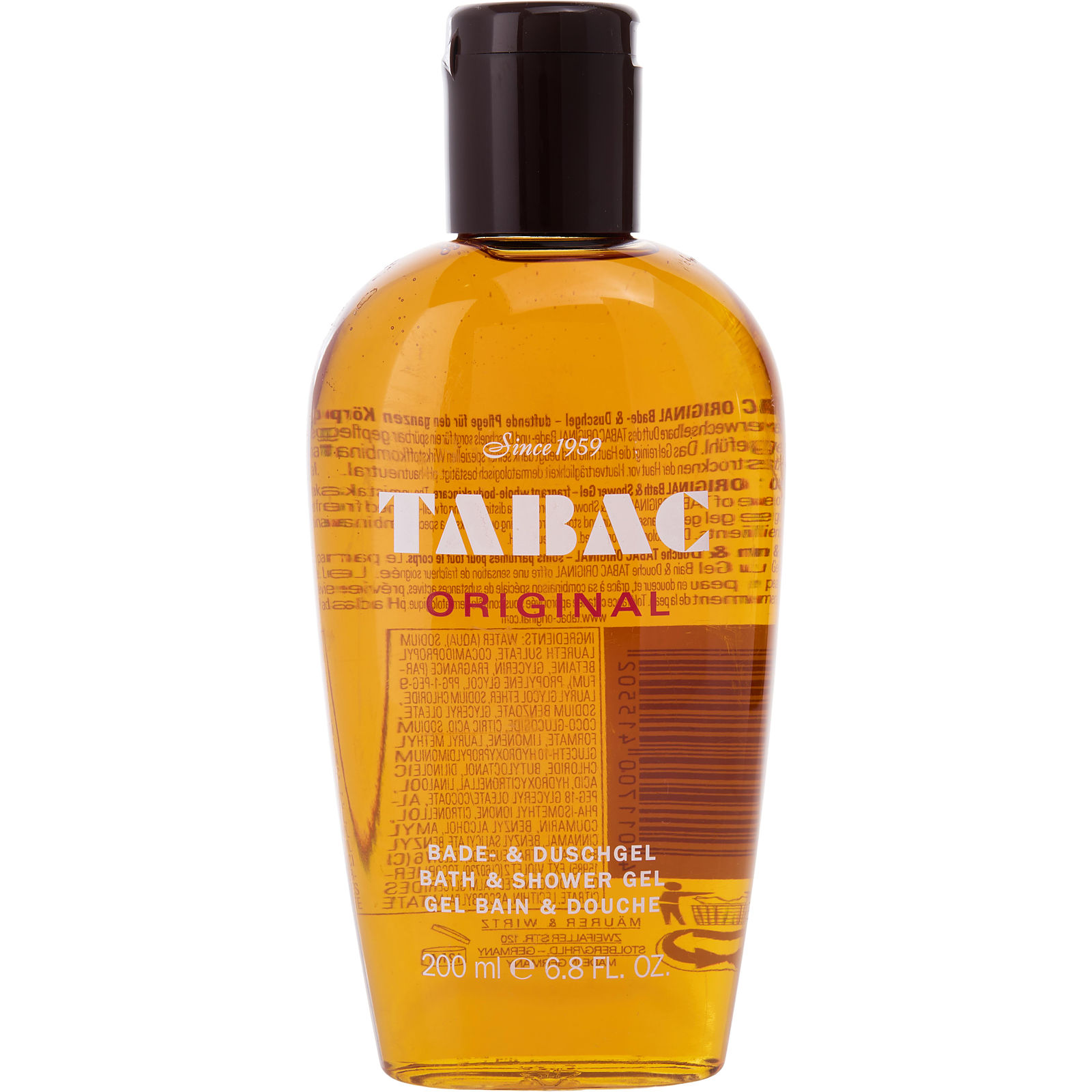 Maurer & Wirtz Tabac Original Bath & Shower Gel 6.8 oz - Үнэртэй ус