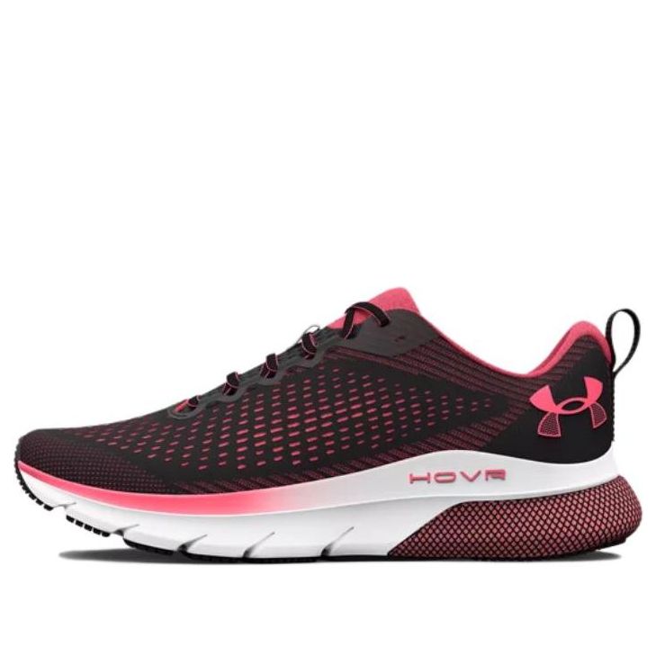 (WMNS) Under Armour HOVR Turbulence 'Black Pink Shock' 3025425-002
