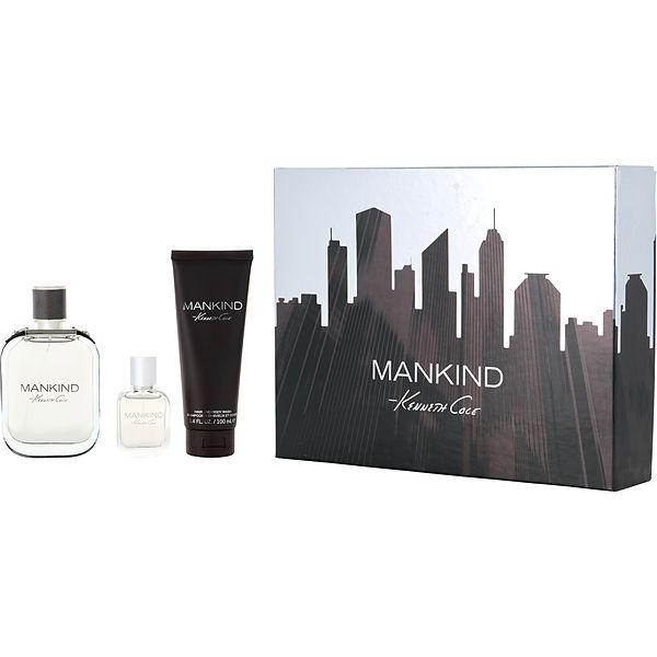 Kenneth Cole Mankind Eau De Toilette Spray 3.4 oz & Hair And Body Wash 3.4 oz & Eau De Toilette Spray 0.5 oz - Үнэртэй ус