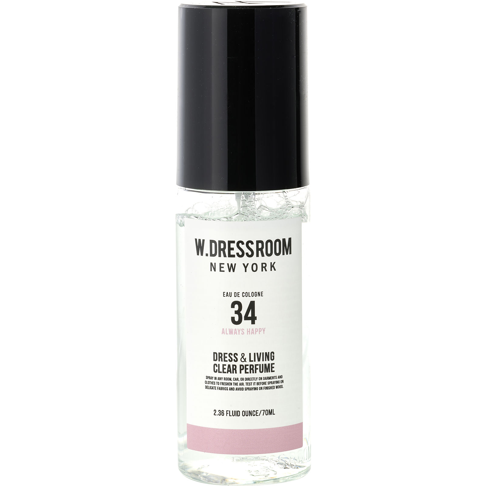 W. Dressroom W.Dressroom Dress & Living Clear Perfume No. 34 Always Happy Eau De Cologne Spray 2.3 oz - Үнэртэй ус