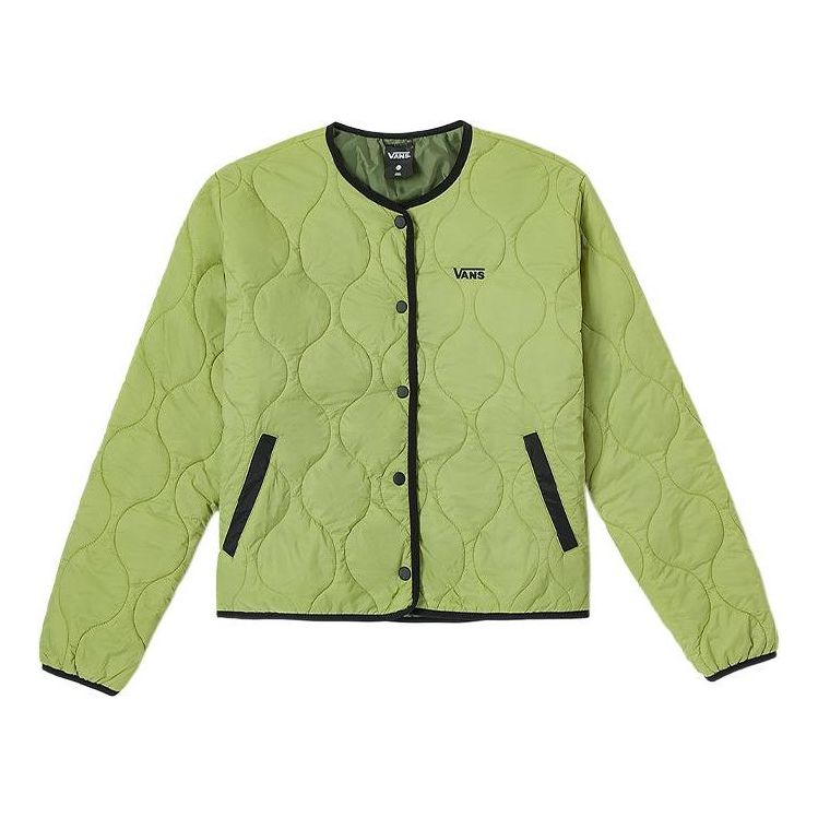 (WMNS) Vans Forces Short Reversible Liner Jacket 'Green' VN0A7RNGBRL