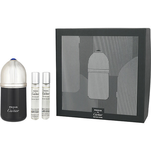 Cartier Pasha De Cartier Edition Noire Eau De Toilette Spray 3.3 oz & Eau De Toilette Spray 2 X 0.33 oz Minis - Үнэртэй ус