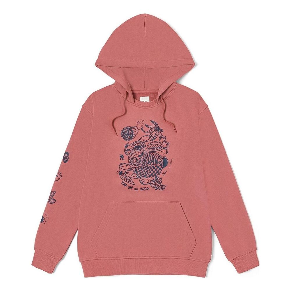 (WMNS) Vans Year of the Rabbit Hoodie 'Red' VN0008YABQU