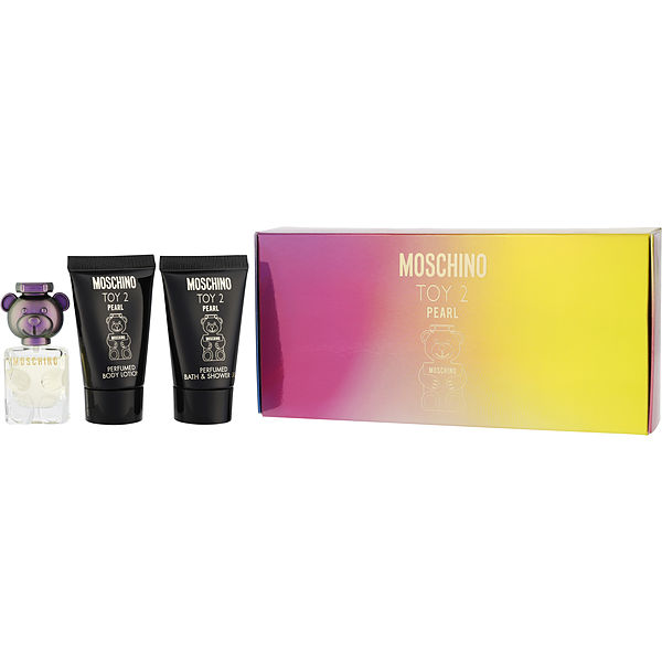 Moschino Toy 2 Pearl Eau De Parfum 0.17 oz Mini & Body Lotion 0.8 oz & Shower Gel 0.8 oz - Үнэртэй ус