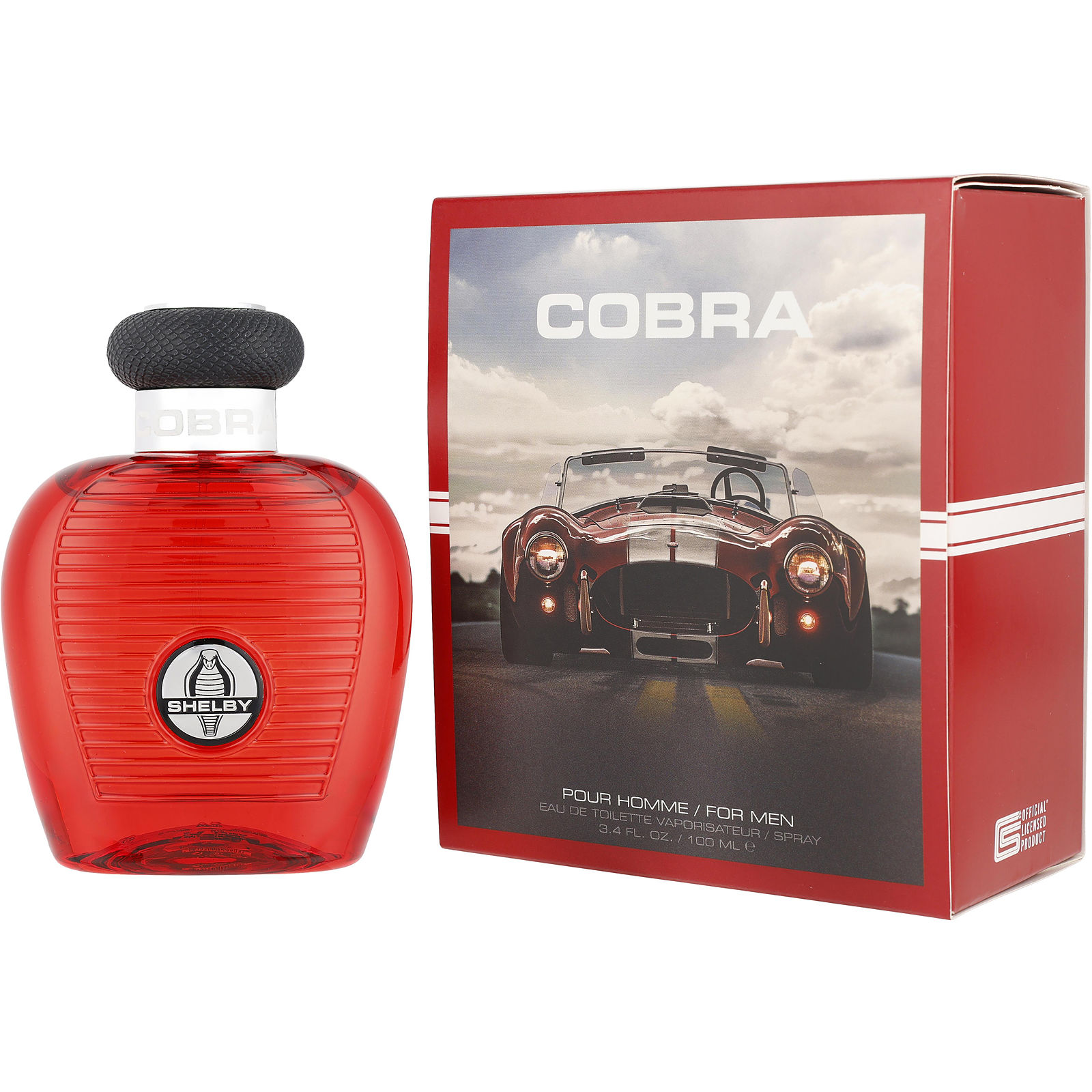 Shelby Cobra Red Eau De Toilette Spray 3.4 oz - Үнэртэй ус