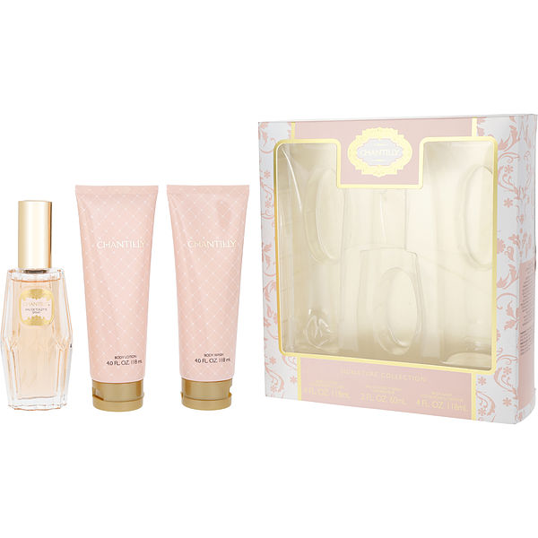 Dana Chantilly Eau De Toilette Spray 2 oz &amp; Bath &amp; Shower Gel 4 oz &amp; Body Lotion 4 oz - Үнэртэй ус